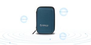 Orico калъф за външни дискове Portable Storage Bag - 2.5" Blue - PHD-25-BL