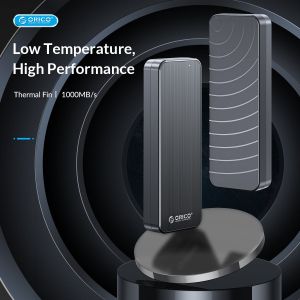 Cutie externă Orico pentru stocare pe disc - Carcasă - cheie M.2 NVMe M - USB3.1 Gen2 Type-C, 10Gbps - HM2-G2-BK