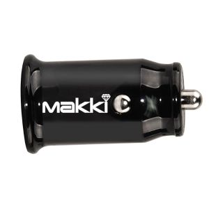 Makki зарядно за кола Fast Charger Car - Type-C + USB QC3.0  20W - MAKKI-CC20W02-BK