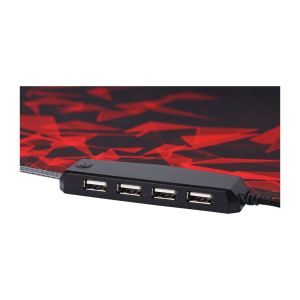 Mouse pad luminoasă Marvo Gaming Mousepad MG011- Mărime XL, RGB, hub USB