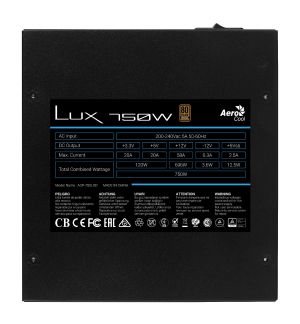 AeroCool захранване PSU LUX-750W Bronze - ACPB-LD75AEC.11