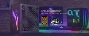 AeroCool güç kaynağı PSU LUX RGB 750W - Bronz, RGB Adreslenebilir - ACPB-LX75AEC.11