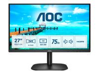 AOC 27B2AM 27 inchi VA FHD 1920x1080 16:9 4000:1 250cd/m2 178/178 75Hz 4ms HDMI1.4 VGA