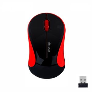 Mouse optic A4tech G3-270N-4 V-Track, USB, Negru/Roșu