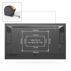 HAMA Стенна стойка за  TV, накланяща се, 66 см (26") до 30 кг