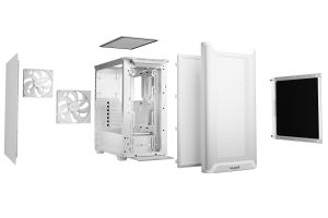 be quiet! Case ATX - Pure Base 501 Airflow White