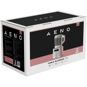 AENO Table Blender-Soupmaker TB1: 800W, 35000 rpm, mod de fierbere, cană din sticlă borosilicată mare, 1,75 L, 8 programe automate, 9 viteze, temporizator, timp prestabilit, afișaj LED