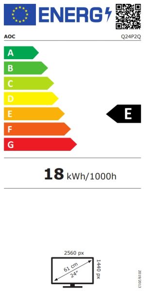 Монитор AOC Q24P2Q, 23.8