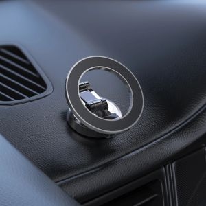 Acefast Стойка за телефон за кола Car phone holder - Metal, Magnetic Ring, 360 deg - D20 - Grey