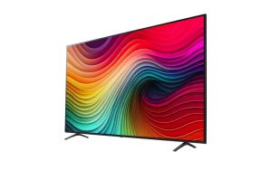 Телевизор LG 86NANO81T3A, 86" 4K HDR Smart Nano Cell TV, 3840x2160, DVB-T2/C/S2, AI Alpha 5 Gen7, HDR 10 PRO, webOS 24, ThinQ AI, WiFi, Clear Voice, AI Upscaling, Bluetooth, Hdmi, CI, LAN, AirPlay2, SPDIF, 2 Pole stand, Silver