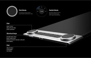 Graphic Display Tablet HUION Inspiroy Dial 2, 5080 LPI