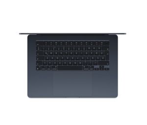 Лаптоп Apple 15-inch MacBook Air: Apple M3 chip with 8-core CPU and 10-core GPU, 16GB, 256GB SSD - Midnight