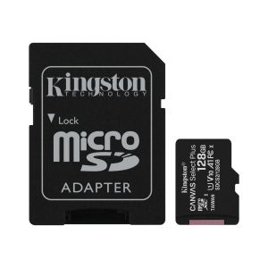 Card de memorie Kingston Canvas Select Plus microSDXC 128GB, clasa 10 UHS-I