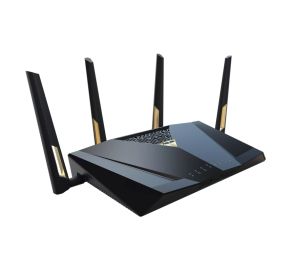 Рутер Asus Gaming Wireless Router, RT-BE88U, BE7200, Dual-Band, Quad-Core 2.6GHz CPU, 256MB/2GB Flash/RAM, 4K-QAM, MLO, 10G dual-port, SFP+, 2.5G quad-port, AiProtection Pro, Adaptive QoS, VPN Fusion, Instant Guard, IPTV, OFDMA, MU-MIMO, AiMesh, Black