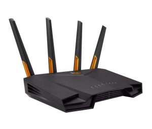 Рутер Asus Gaming Wireless Router,TUF Gaming AX3000 V2, AX3000, Dual-Band, Quad-Core 1.7GHz CPU, 256MB/512MB Flash/RAM, 2.5G port, AiProtection Pro, Adaptive QoS, VPN Fusion, IPTV, OFDMA, Beamforming, Link Aggregation, Port forwarding, Game Boost, AiMesh,