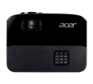 Мултимедиен проектор Acer Projector X1123HP, DLP, SVGA (800x600), 4000 ANSI Lumens, 20000:1, 3D, HDMI, VGA, RCA, Audio in, Audio out, VGA out, Speaker 3W, Bluelight Shield, LumiSense, 3D, 2.4kg, Lamp life up to 15000 hours, Black