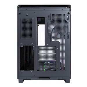 Montech кутия KING 95 Pro, Dual Chamber Mid-tower Case, 6 ARGB Fans, 2 Front Panels, Black