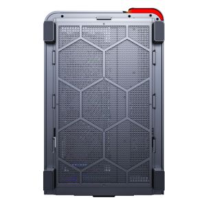 Montech KING 95 Pro, Dual Chamber Mid-tower Case, 6 ARGB Fans, 2 Front Panels, Black