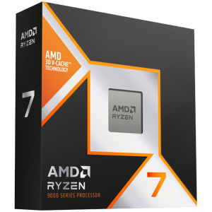 AMD CPU Desktop Ryzen 7 8/16T 9800X3D (5.2GHz,104MB,120W,AM5) box, with Radeon Graphics