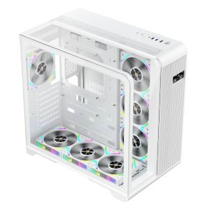 1stPlayer Case ATX - RT7 White - LED display