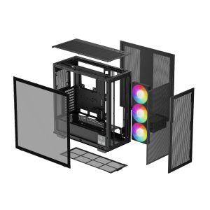 DeepCool кутия Case E-ATX - MORPHEUS - Dual-Chamber