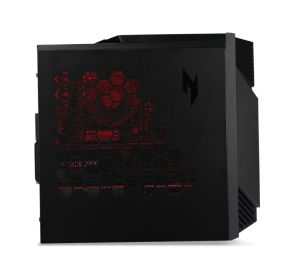 Настолен компютър Acer Nitro N50-130, AMD Ryzen 7 7700 (up to 5.30GHz, 40MB), 32GB DDR5 5600MHz (2*16GB), 1024GB SSD PCI-e + 1*M.2 free, NVIDIA GeForce RTX 4060 8GB GDDR6, No DVD, 5*USB 3.2,Type-C, 2*USB 2.0, Mic.&Audio jacks, RG-45, GLAN, Wi-Fi AX/6E&BT 