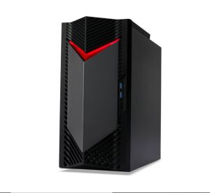 Настолен компютър Acer Nitro N50-130, AMD Ryzen 5 7600 (up to 5.10GHz, 38MB), 32GB DDR5 5600MHz (2*16GB), 1024GB SSD PCI-e + 1*M.2 free, NVIDIA GeForce RTX 4060 8GB GDDR6, No DVD, 5*USB 3.2,Type-C, 2*USB 2.0, Mic.&Audio jacks, RG-45, GLAN, Wi-Fi AX/6E&BT 