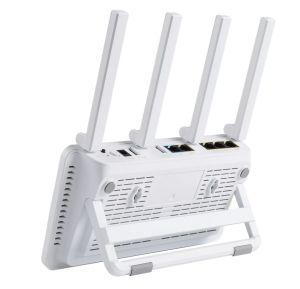 Рутер Asus Business Router & Access Point ExpertWiFi EBR63, AX3000, Dual-Band, Quad-Core 1.7GHz CPU, 256MB/512MB Flash/RAM, Gigabit, OFDMA, Beamforming, Switch & Security Gateway, 5 SSIDs, VLAN, SDN, customize guest portal, site-to-sit VPN, wall mounting,