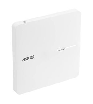 Аксес-пойнт Asus Business PoE Access Point ExpertWiFi EBA63, AX3000, Dual-Band, Quad-Core 1.7GHz CPU, 256MB/512MB Flash/RAM, Gigabit, OFDMA, Beamforming, WPA, WPS, SSH, 5 SSIDs, SDN, PoE & PoE+, wall mounting/ceiling,White