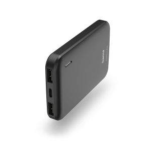 Hama "Pocket 5" Power Pack, 5000 mAh, Outputs: 2x USB-A, anthracite