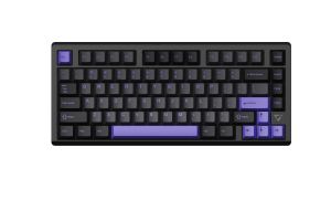 VGN безжична геймърска механична клавиатура Wireless Gaming Mechanical Keyboard - VXE75 V2 Misty Purple - Aniya Switches, BT5.0, 2.4G, Aluminium