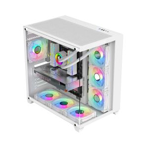 1stPlayer Case ATX - MEGAVIEW MV8 White