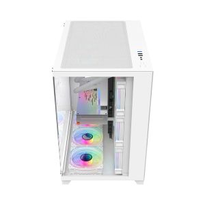 1stPlayer Case ATX - MEGAVIEW MV8 White