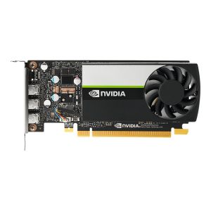 Видео карта PNY Nvidia T400 4GB GDDR6 LP + Lanberg adapter display port mini (m) -> VGA (f), 20cm cable, black