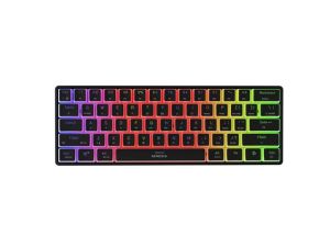 Клавиатура Genesis Mechanical Gaming Keyboard Thor 660 G2 Wireless RGB Backlight BLACK GATERON BROWN