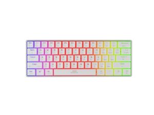 Клавиатура Genesis Mechanical Gaming Keyboard Thor 660 G2 Wireless RGB Backlight WHITE GATERON RED