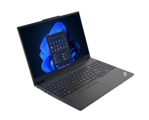 Laptop Lenovo ThinkPad E16 G2 Intel Core Ultra 5 125U (până la 4,3GHz, 12MB), 32GB(16+16) DDR5-5600, 1TB SSD, 16" WUXGA (1920x1200) IPS AG, Intel Arc Graphics, FHD&IR Cam, backlit , Negru, WLAN, BT, 3celule, FPR, DOS, 3Y Onsite