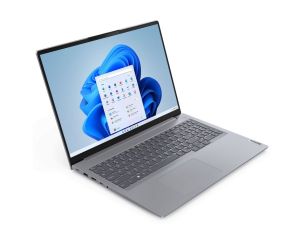 Laptop Lenovo ThinkBook 16 G7 Intel Core Ultra 7 155H (până la 4,8GHz, 24MB), 16GB DDR5 5600MHz, 1TB SSD, 16" WUXGA (1920x1200) IPS AG, Intel Arc Graphics, FHD&IR Cam, Backlit, KB, Arctic, Grey BT, FPR, DOS, 3Y CCI