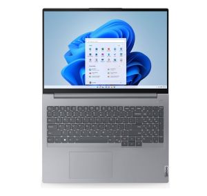 Laptop Lenovo ThinkBook 16 G7 Intel Core Ultra 7 155H (până la 4,8GHz, 24MB), 16GB DDR5 5600MHz, 1TB SSD, 16" WUXGA (1920x1200) IPS AG, Intel Arc Graphics, FHD&IR Cam, Backlit, KB, Arctic, Grey BT, FPR, DOS, 3Y CCI