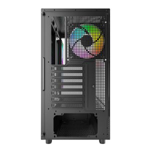 Montech Case ATX - XR (B) - 3 x 120 mm ARGB Fans, USB-C, Black