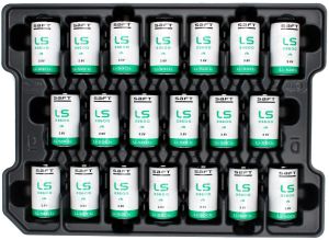 Lithium thyonil chlorid battery SAFT LSH20, LS33600 3,6V R20 17Ah STD   /with cup/