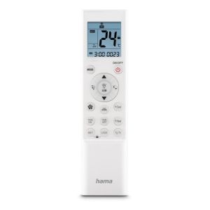 Hama Universal Remote Control for Air-Conditioning Systems and Units, Infra-Red, Wall Bracket