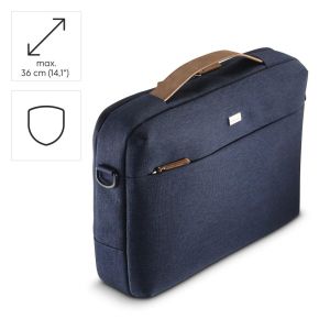 Hama "Casual" Laptop Bag, from 34 to 36 cm (13.3" - 14.1"), Blue