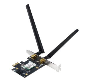 Адаптер Asus PCI-E Adapter, PCE-AXE5400, AXE5400, Tri-Band, Bluetooth 5.2, WPA3, OFDMA, MU-MIMO