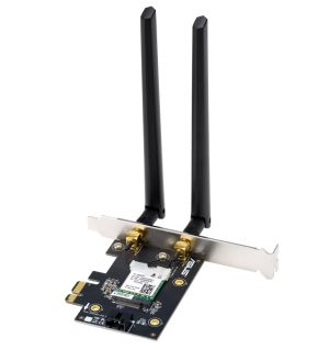 Адаптер Asus PCI-E Adapter, PCE-AXE5400, AXE5400, Tri-Band, Bluetooth 5.2, WPA3, OFDMA, MU-MIMO