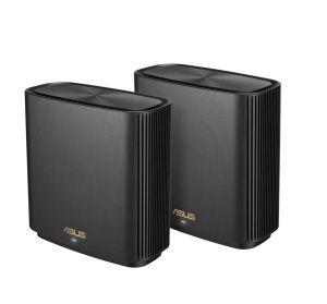 Меш система Asus Mesh WiFi system, ZenWiFi XT8 V2 2PK, AX6600, Tri-Band, coverage up to 510m2, Quad-Core 1.5GHz CPU, 256MB/512MB Flash/RAM, 2.5G port, AiProtection Pro, Adaptive QoS, VPN server/client, IPTV, OFDMA, Beamforming, AiMesh, Black