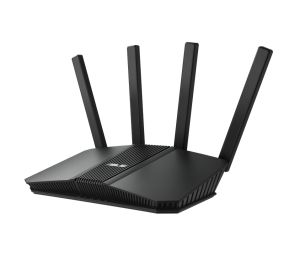 Рутер Asus Wireless Router, RT-BE58U, BE3600, Dual-Band, Quad-Core 2.0GHz CPU, 256MB/1GB Flash/RAM, 4K-QAM, 2.5G port, AiProtection Pro, NAT Passthrough, VPN, multiple SSIDs,  IPTV, Beamforming, 4G LTE/5G Mobile Tethering, AiMesh, Black