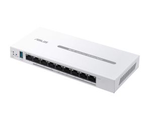 Рутер Asus Business Gigabit PoE+ VPN Wired Router, ExpertWiFi EBG19P, 8 PoE+ ports, 123W, 1 gigabit WAN+2 gigabit WAN/LAN, USB 3.2, PoE centralized control, SDN, guest portal, Multi-WAN, Load Balance, Commercial-Grade Network Security & VPN, wall mounting