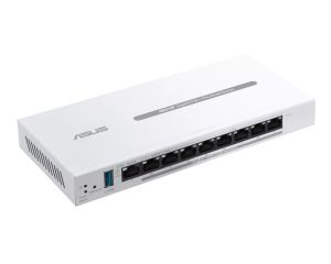 Рутер Asus Business Gigabit PoE+ VPN Wired Router, ExpertWiFi EBG19P, 8 PoE+ ports, 123W, 1 gigabit WAN+2 gigabit WAN/LAN, USB 3.2, PoE centralized control, SDN, guest portal, Multi-WAN, Load Balance, Commercial-Grade Network Security & VPN, wall mounting