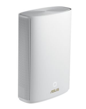 Меш система Asus Mesh WiFi, ZenWiFi AX Hybrid XP4 1PK, AX1800 + AV1300, Dual-Band, coverage up to 260m2, Quad-Core 1.2GHz CPU, 256MB/512MB Flash/RAM, Gigabit, AiProtection Pro, Adaptive QoS, VPN server/client, IPTV, OFDMA, Beamforming, AiMesh, White